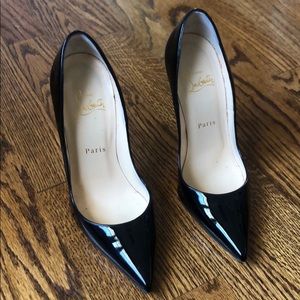 Christian Louboutin Black So Kate 120 Patent Pump